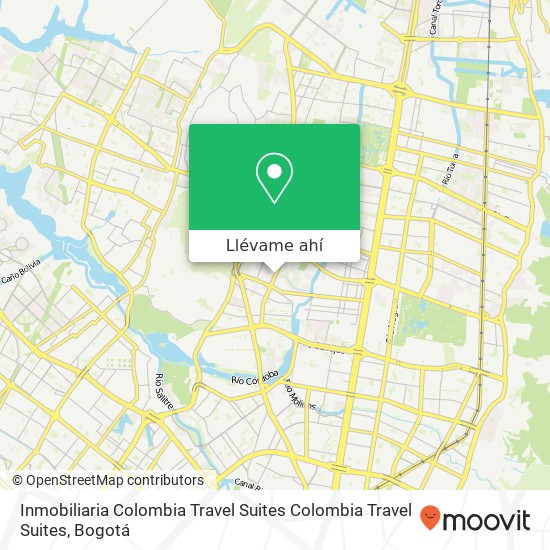Mapa de Inmobiliaria Colombia Travel Suites Colombia Travel Suites
