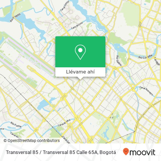 Mapa de Transversal 85 / Transversal 85 Calle 65A