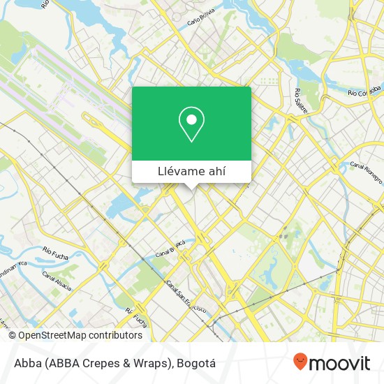 Mapa de Abba (ABBA Crepes & Wraps)