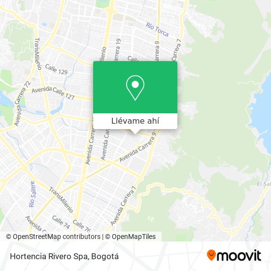 Mapa de Hortencia Rivero Spa