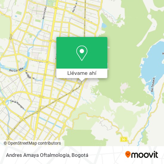 Mapa de Andres Amaya Oftalmología