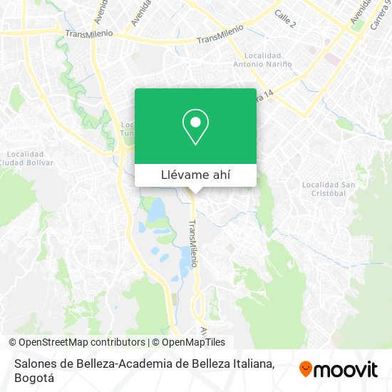 Mapa de Salones de Belleza-Academia de Belleza Italiana