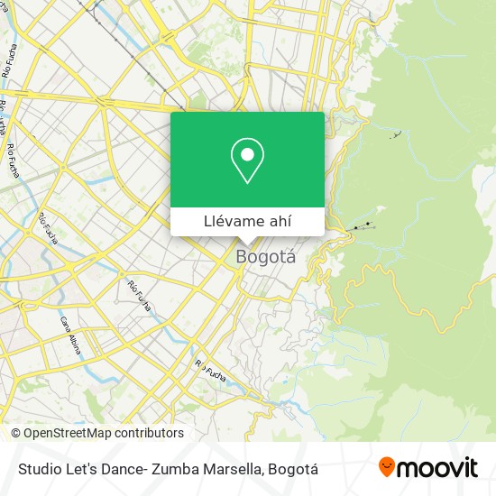Mapa de Studio Let's Dance- Zumba Marsella