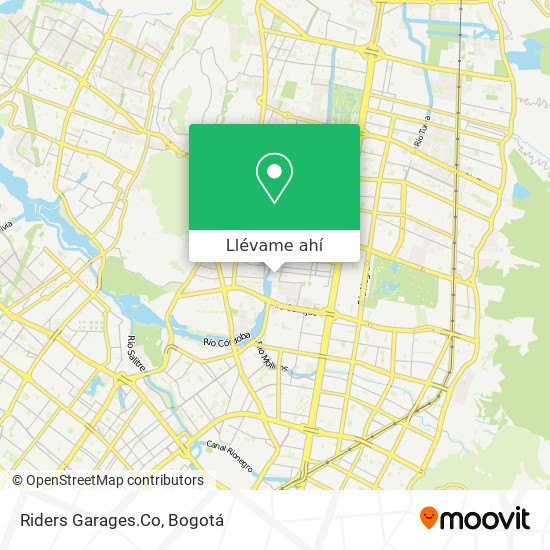 Mapa de Riders Garages.Co
