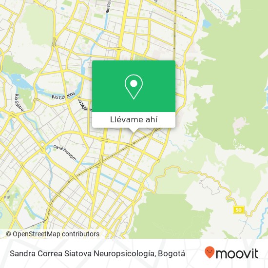 Mapa de Sandra Correa Siatova Neuropsicología