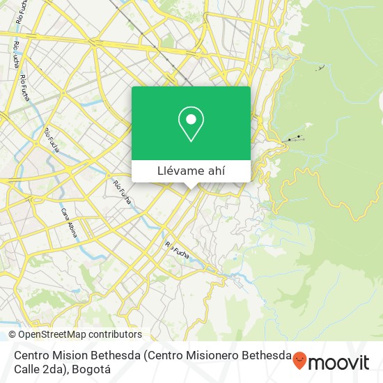 Mapa de Centro Mision Bethesda (Centro Misionero Bethesda Calle 2da)
