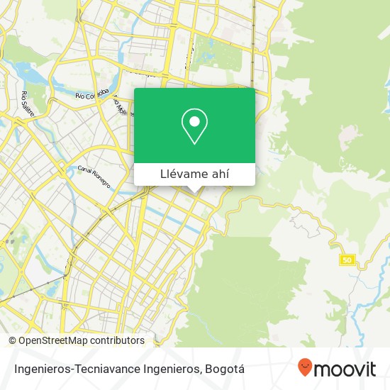 Mapa de Ingenieros-Tecniavance Ingenieros