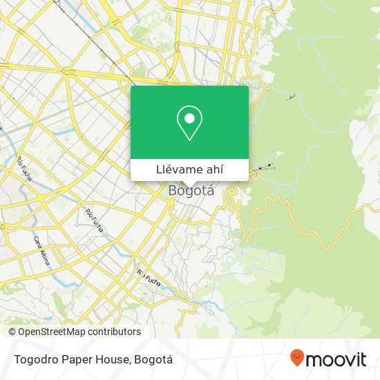 Mapa de Togodro Paper House