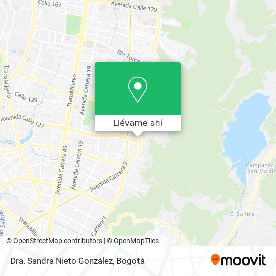 Mapa de Dra. Sandra Nieto González