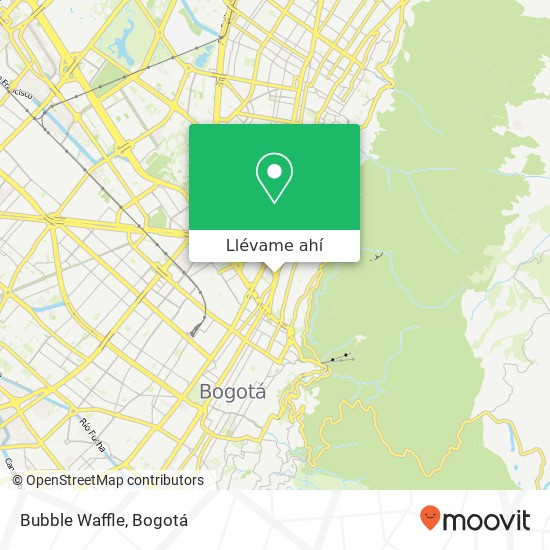 Mapa de Bubble Waffle