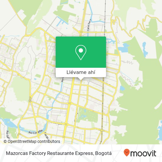 Mapa de Mazorcas Factory Restaurante Express
