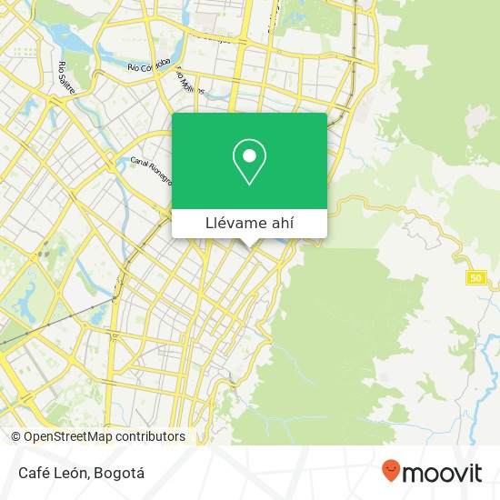 Mapa de Café León