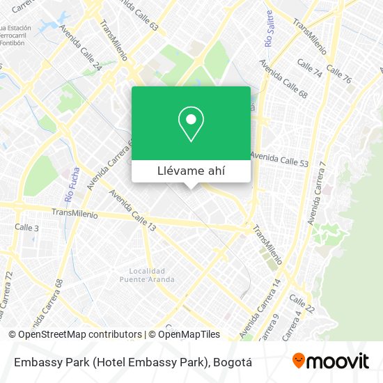 Mapa de Embassy Park (Hotel Embassy Park)