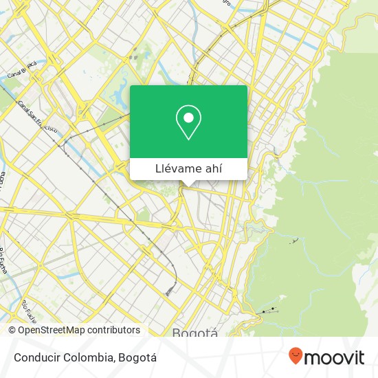 Mapa de Conducir Colombia