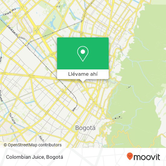 Mapa de Colombian Juice