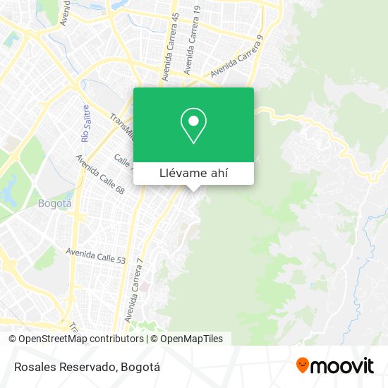 Mapa de Rosales Reservado