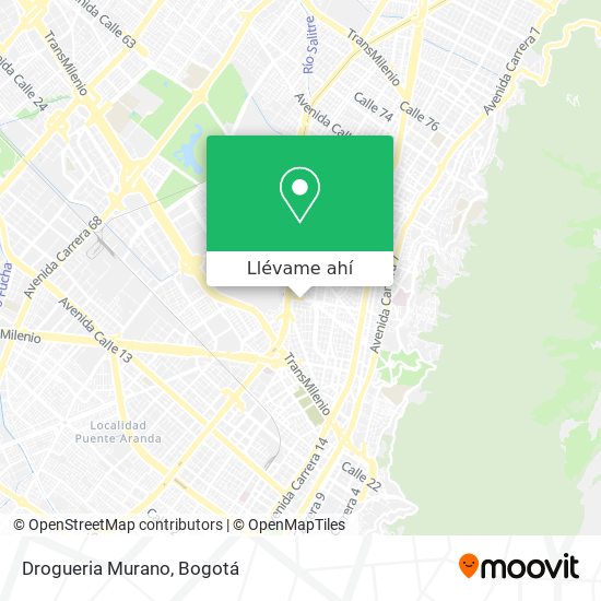 Mapa de Drogueria Murano