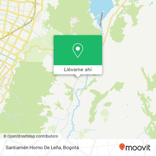 Mapa de Santiamén Horno De Leña