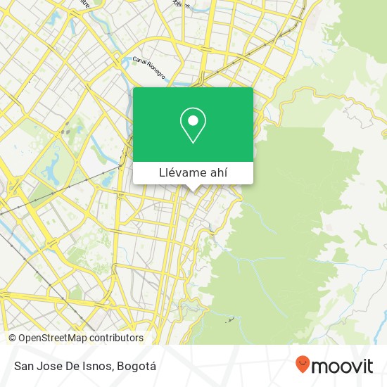 Mapa de San Jose De Isnos