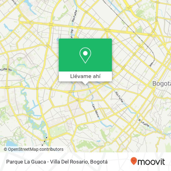 Mapa de Parque La Guaca - Villa Del Rosario