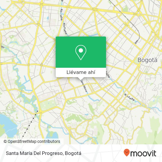 Mapa de Santa María Del Progreso