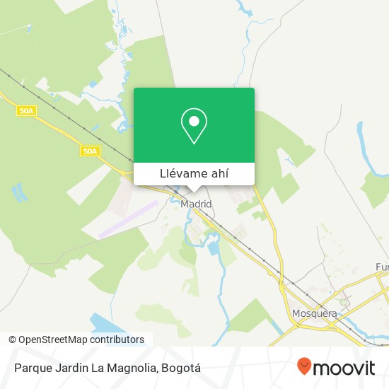 Mapa de Parque Jardin La Magnolia
