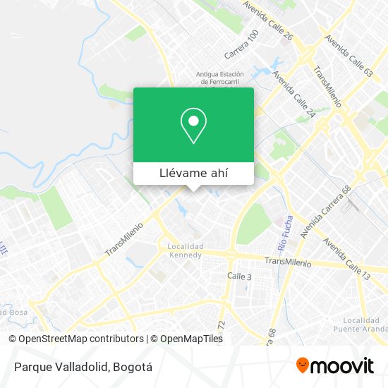 Mapa de Parque Valladolid