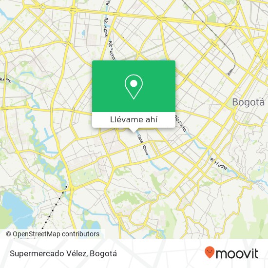 Mapa de Supermercado Vélez