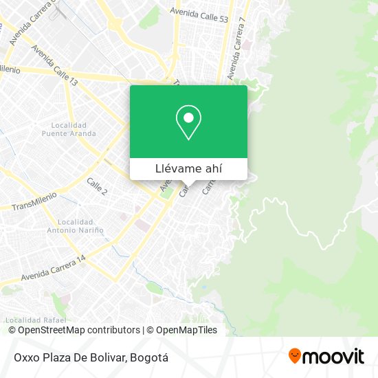 Mapa de Oxxo Plaza De Bolivar