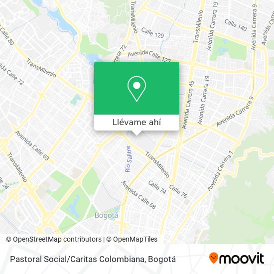 Mapa de Pastoral Social / Caritas Colombiana