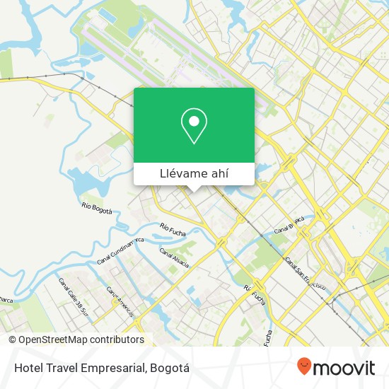 Mapa de Hotel Travel Empresarial