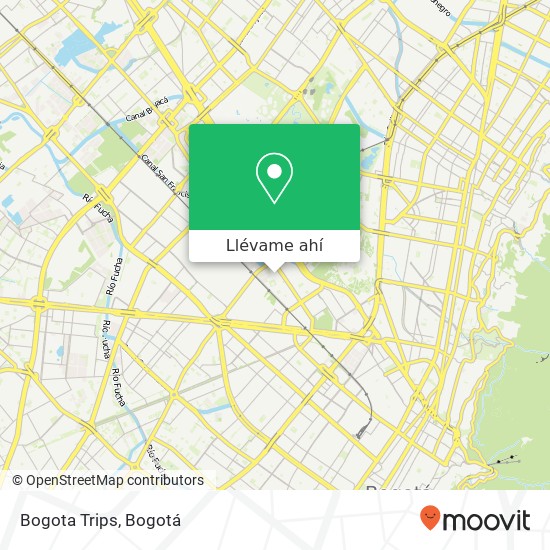 Mapa de Bogota Trips