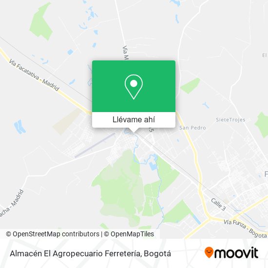 Mapa de Almacén El Agropecuario Ferretería