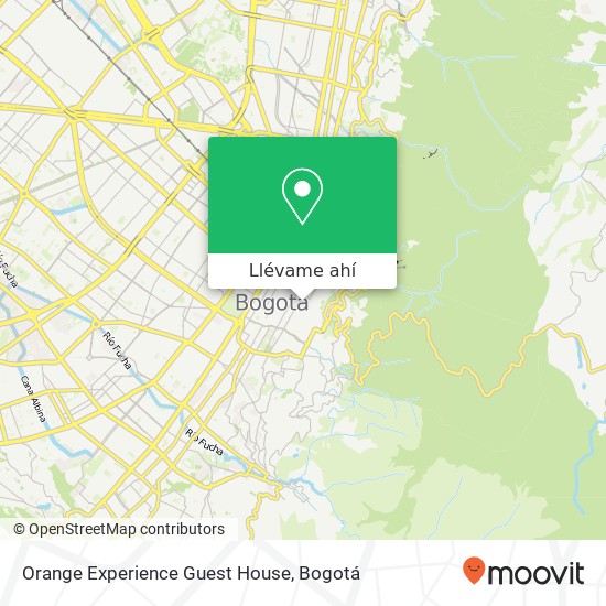 Mapa de Orange Experience Guest House