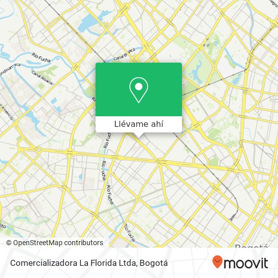 Mapa de Comercializadora La Florida Ltda