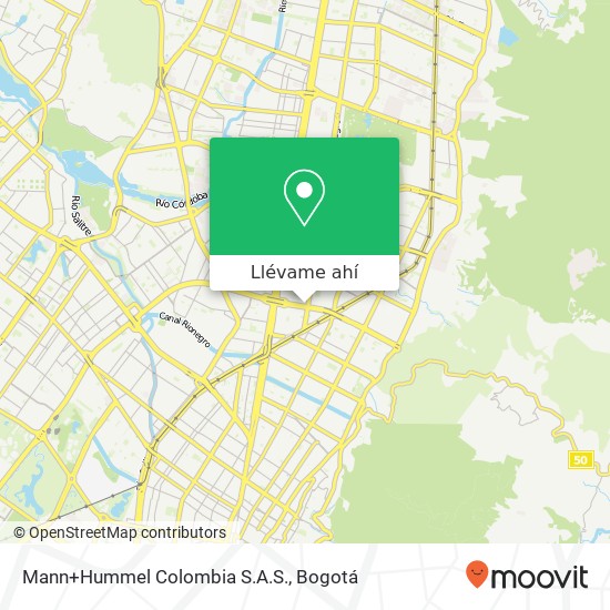 Mapa de Mann+Hummel Colombia S.A.S.