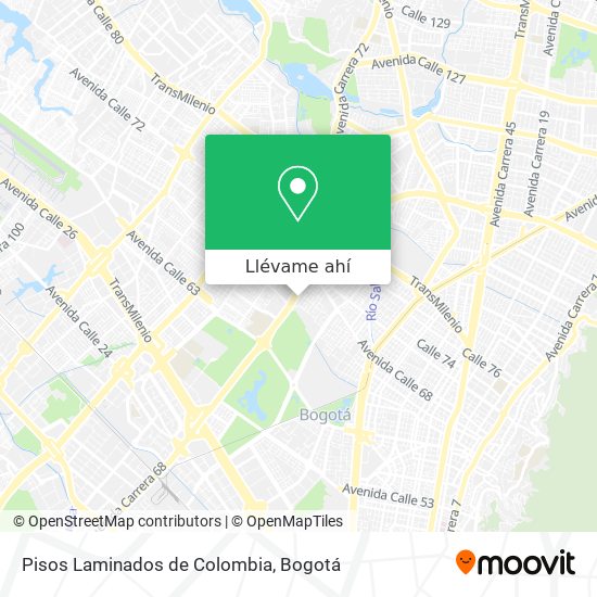 Mapa de Pisos Laminados de Colombia