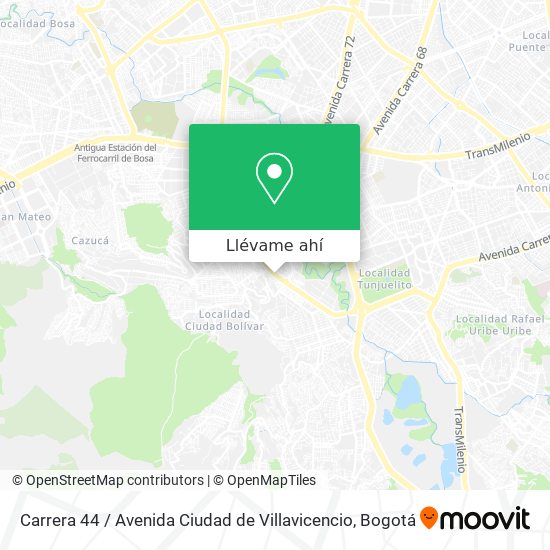 Mapa de Carrera 44 / Avenida Ciudad de Villavicencio