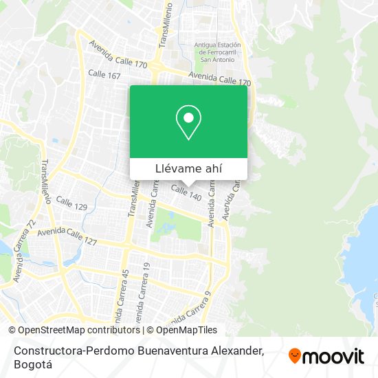 Mapa de Constructora-Perdomo Buenaventura Alexander