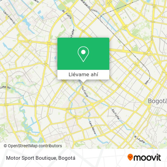 Mapa de Motor Sport Boutique