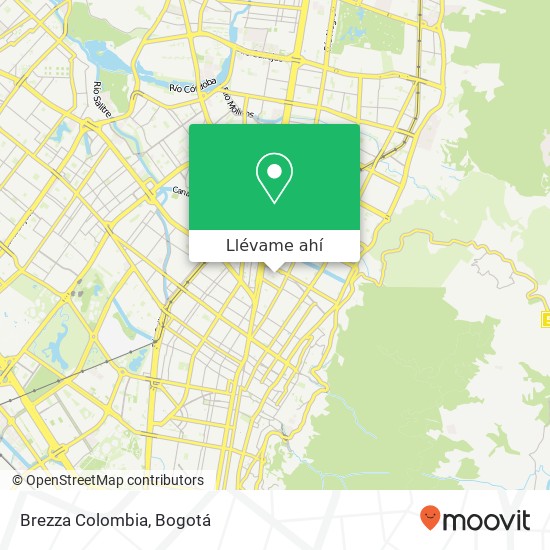 Mapa de Brezza Colombia