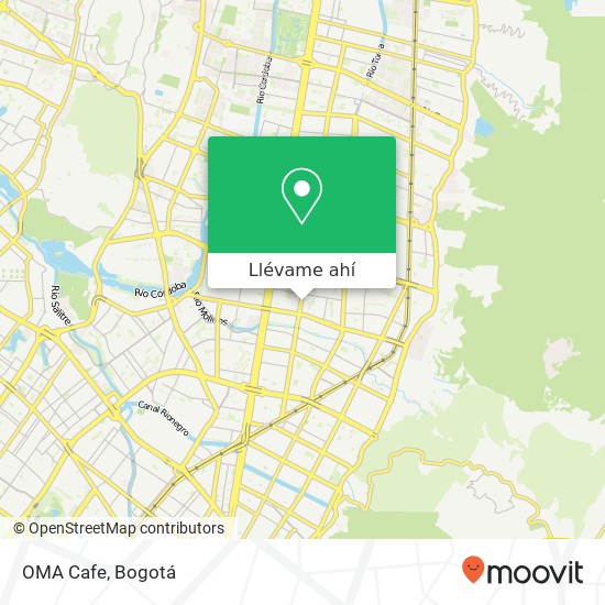Mapa de OMA Cafe