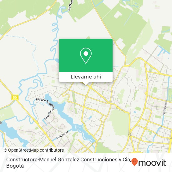 Mapa de Constructora-Manuel Gonzalez Construcciones y Cia