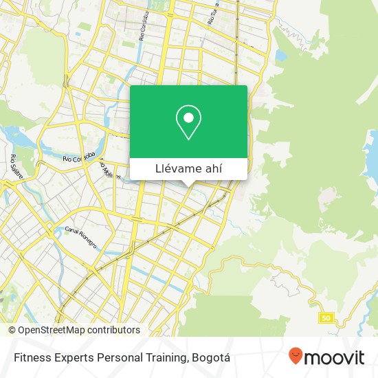 Mapa de Fitness Experts Personal Training