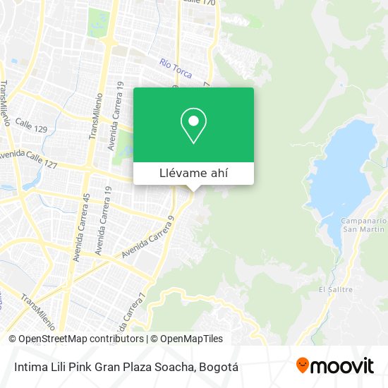 Mapa de Intima Lili Pink Gran Plaza Soacha