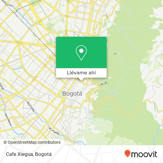 Mapa de Cafe Xiegua