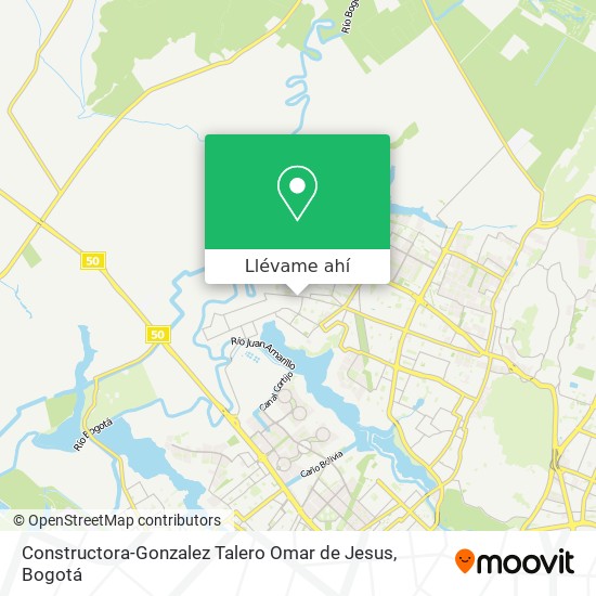 Mapa de Constructora-Gonzalez Talero Omar de Jesus