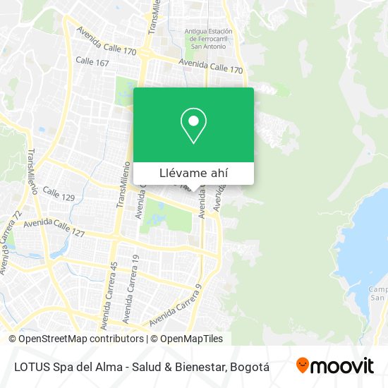Mapa de LOTUS Spa del Alma - Salud & Bienestar
