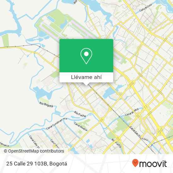 Mapa de 25 Calle 29 103B