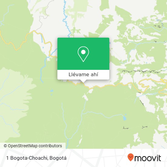 Mapa de 1 Bogota-Choachi